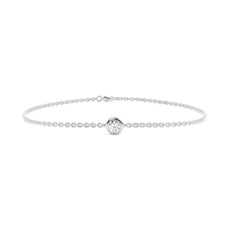 White Gold Chain Diamond Bracelets