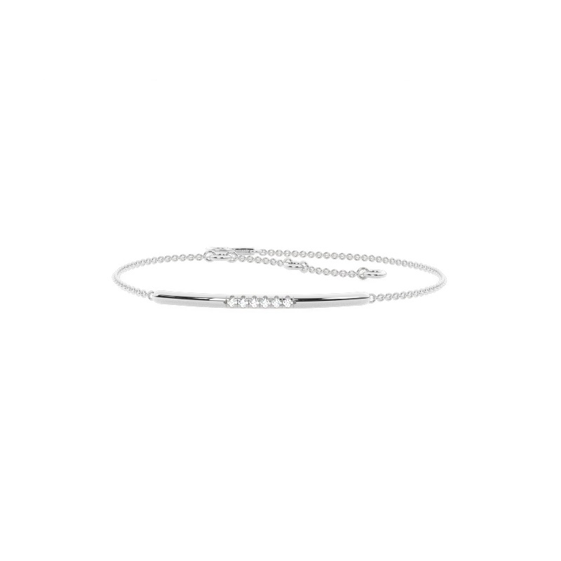White Gold Chain Diamond Bracelets