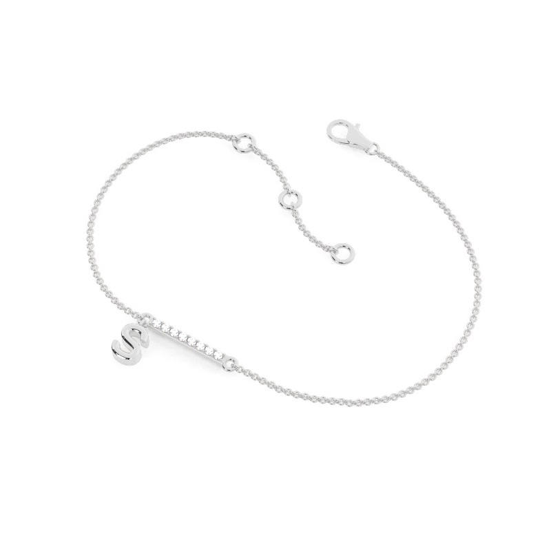 White Gold Chain Diamond Bracelets
