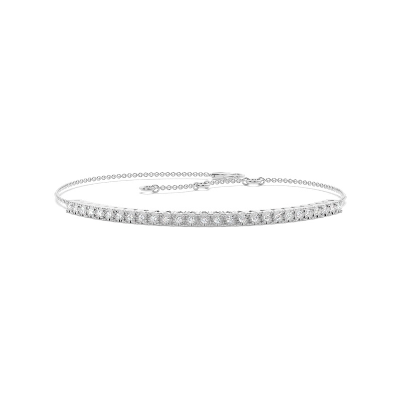 White Gold Chain Diamond Bracelets