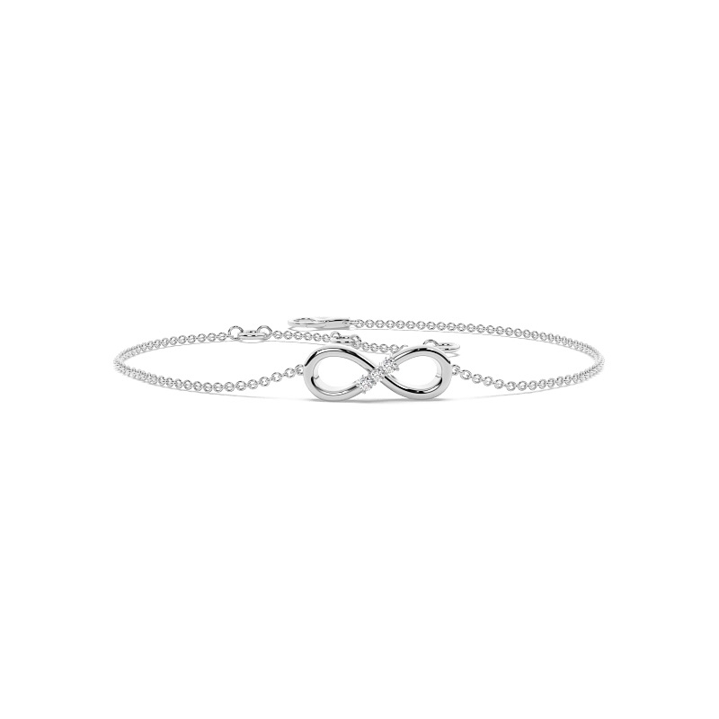 White Gold Chain Diamond Bracelets