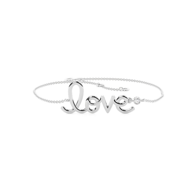 White Gold Chain Diamond Bracelets