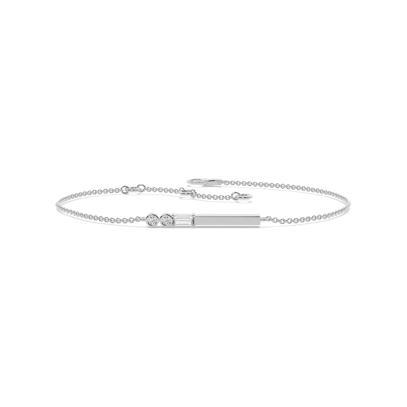 White Gold Chain Diamond Bracelets