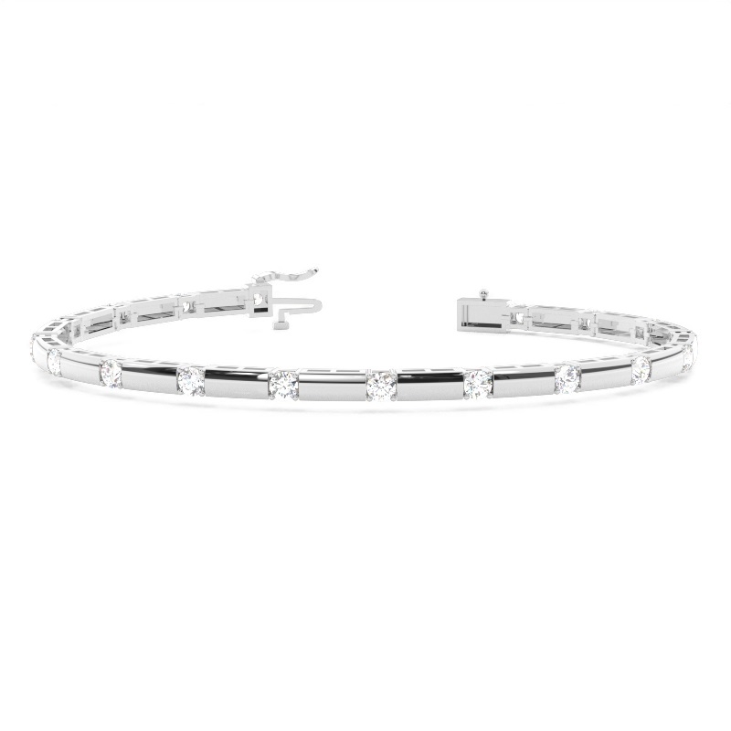 White Gold Evening Diamond Bracelets