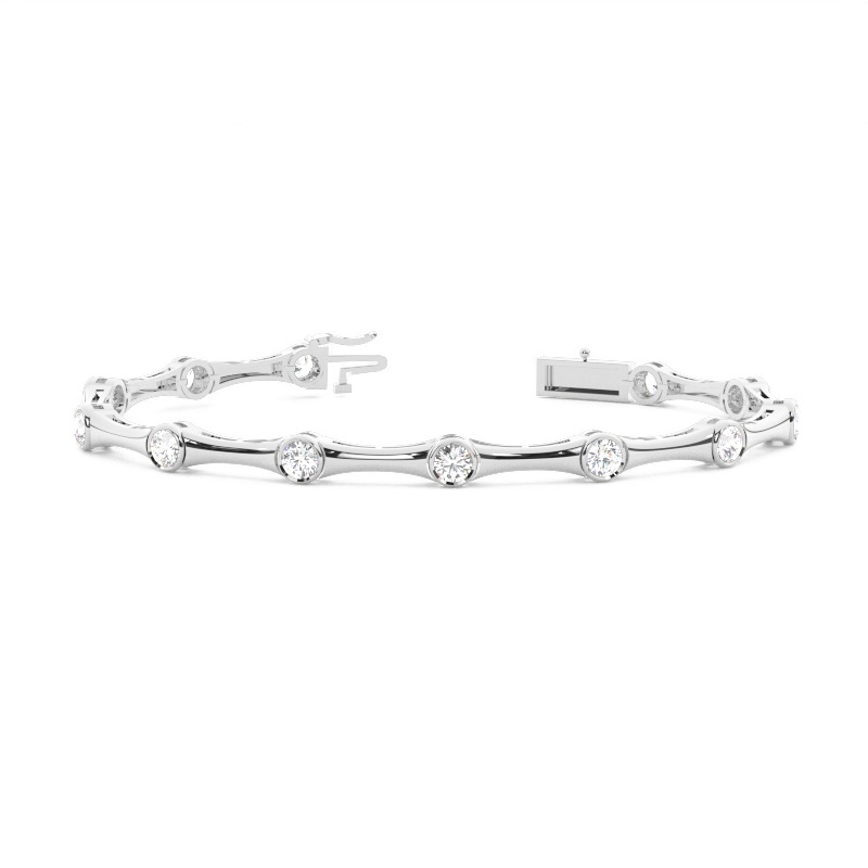 White Gold Evening Diamond Bracelets