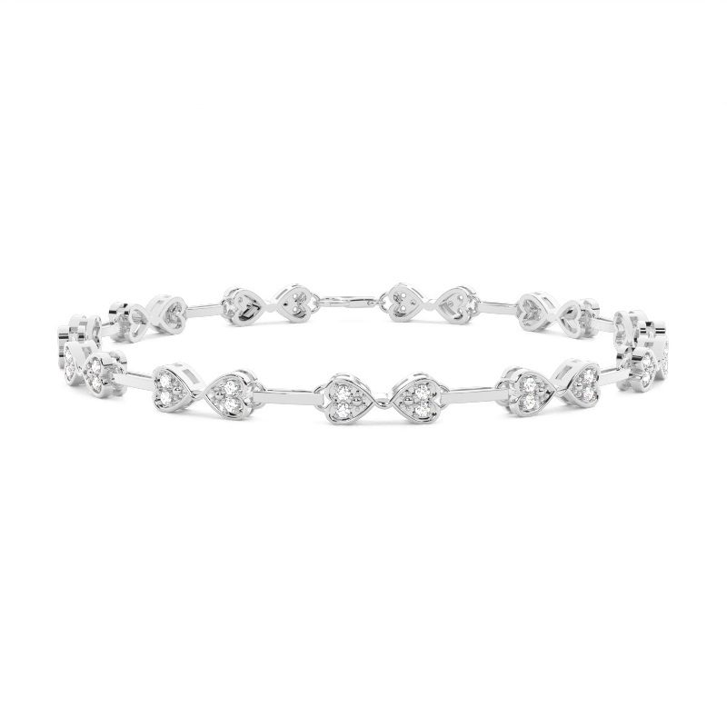White Gold Evening Diamond Bracelets