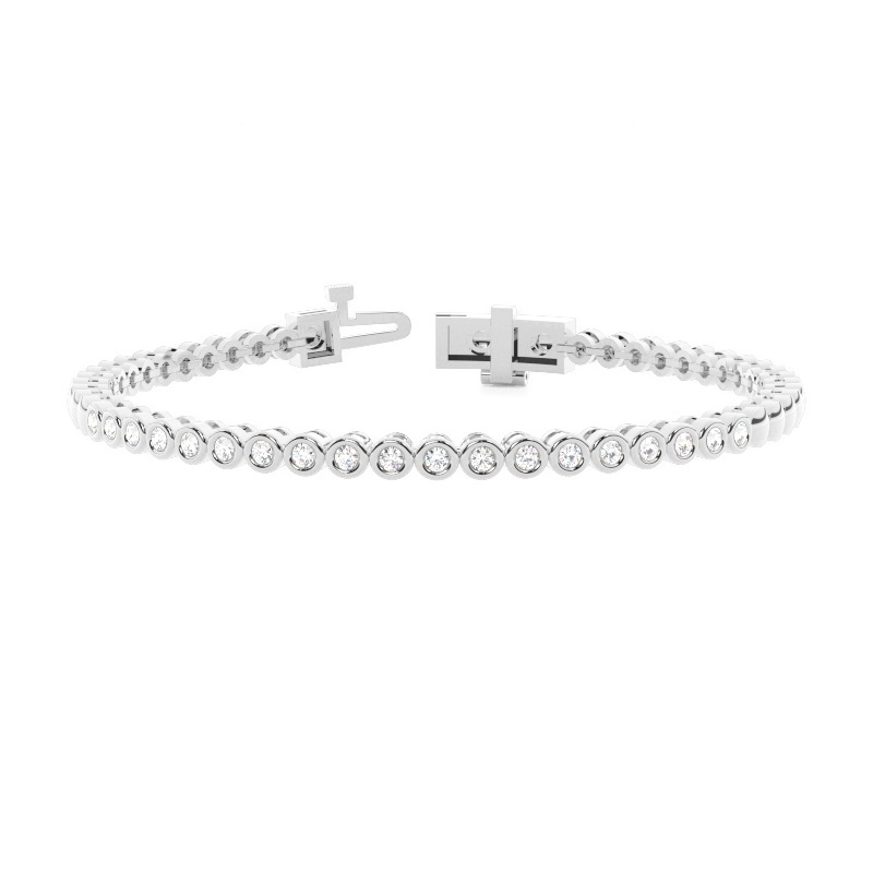 White Gold Evening Diamond Bracelets