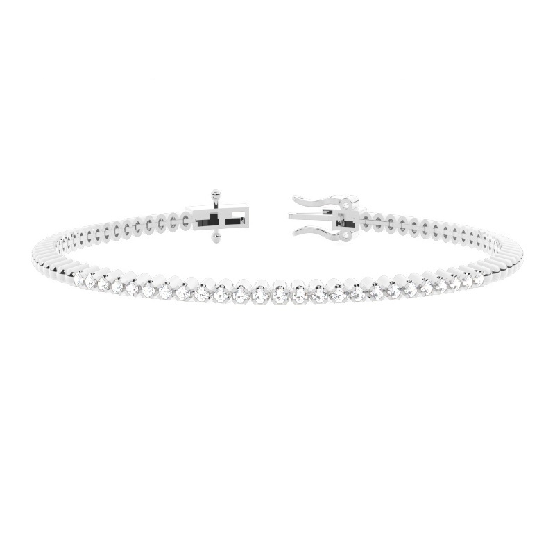 White Gold Evening Diamond Bracelets