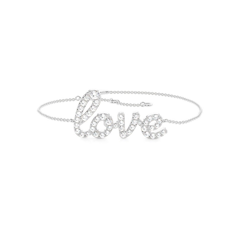 White Gold Friendship Diamond Bracelets