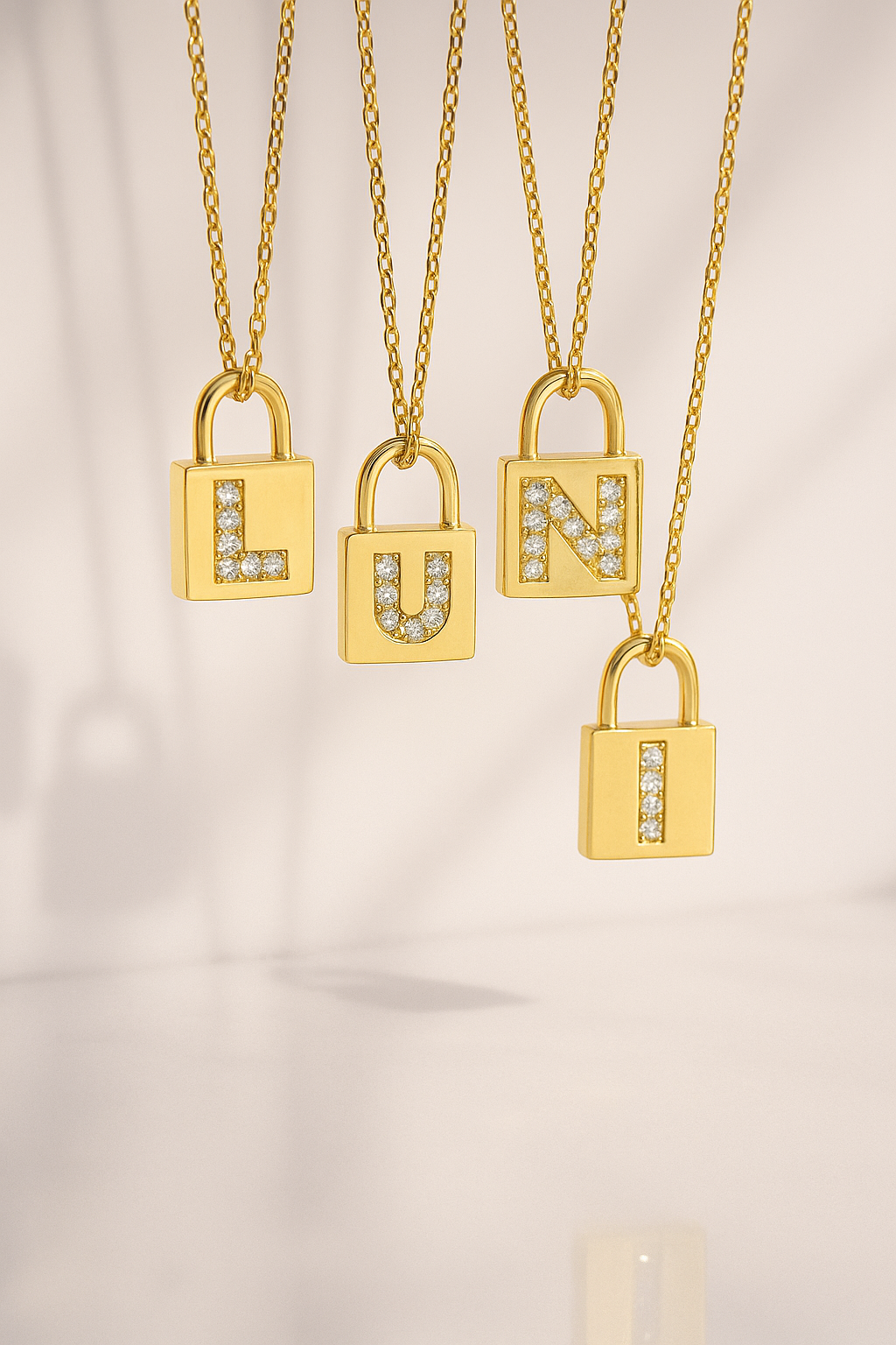 Letter Lock Necklaces