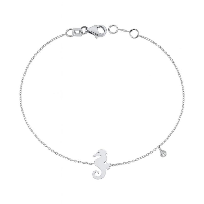 Diamond Seahorse Bracelet