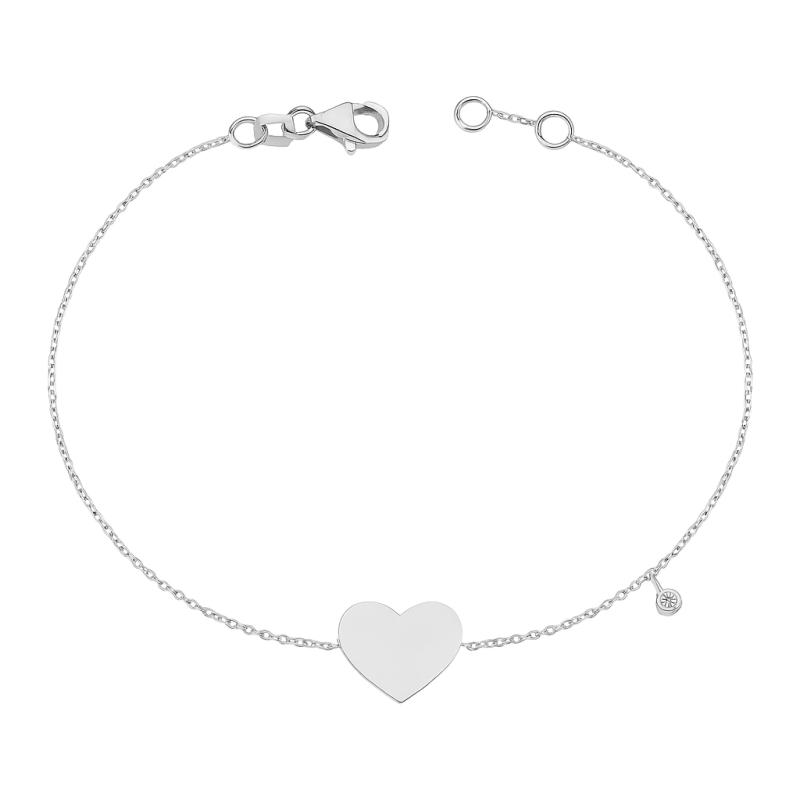Diamond Heart Bracelet