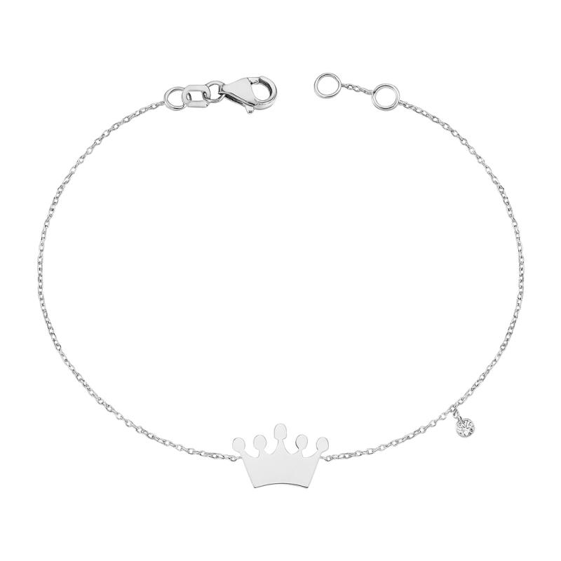 Diamond Crown Bracelet