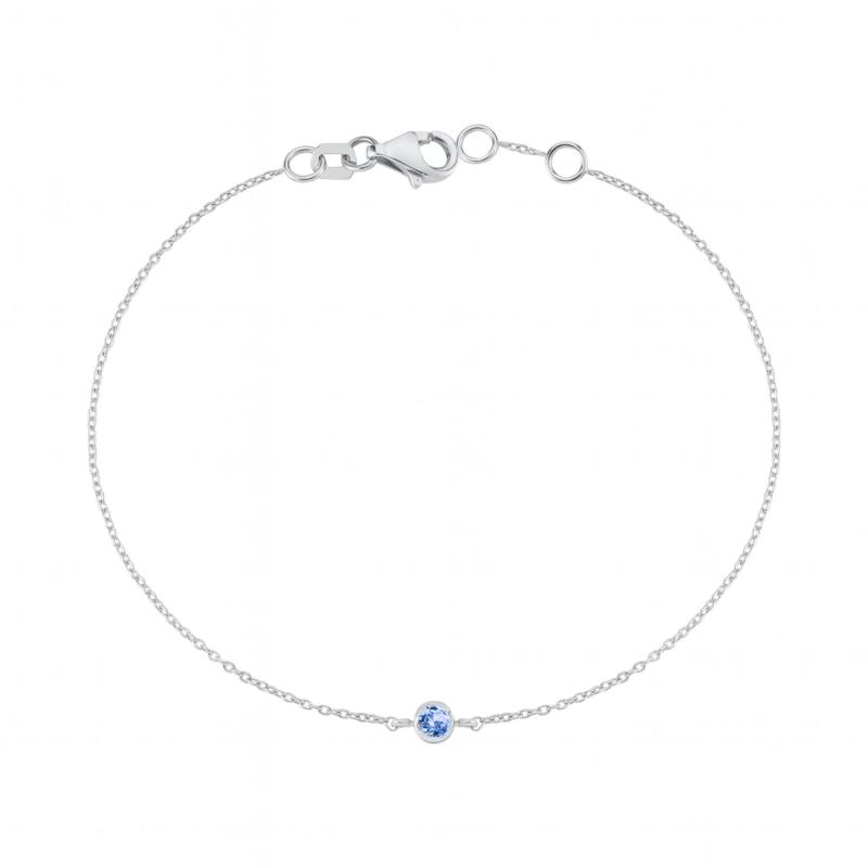 Blue Solitaire Bracelet