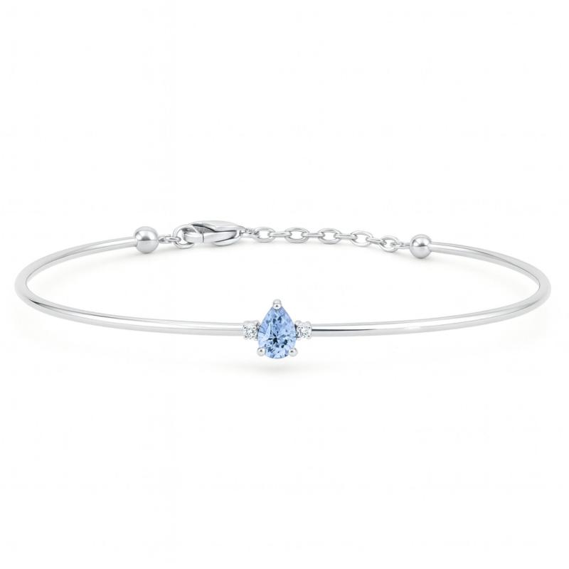 Blue Elegant Drop Bracelet