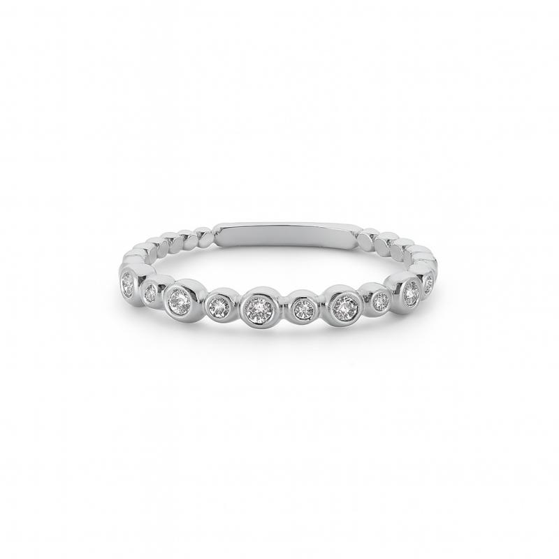 Sleek Diamond Band Ring